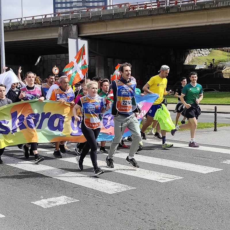 24. Korrika · Atharratzetik Bilbora