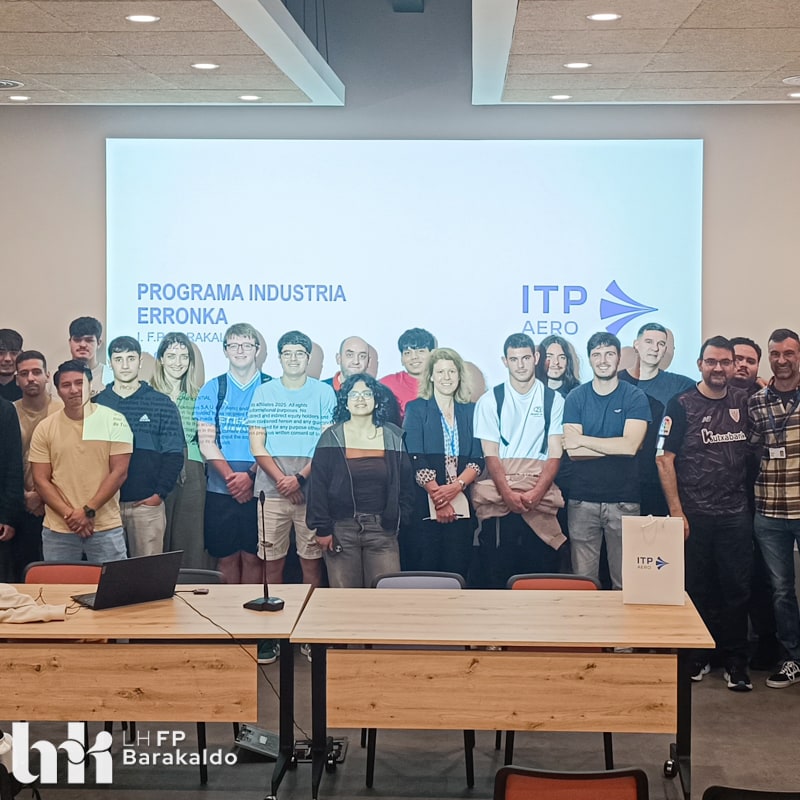 Industria Erronka: visita de ITP Externals